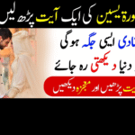 سورہ یاسین کی ایک آیت پڑھ لیں اور معجزہ دیکھیں Untitled-3